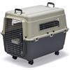Karlie 513773 Nomad - Gabbia trasportino aereo rigido per animali, soddisfa i requisiti IATA, Plastica, 81 x 56 x 59 cm