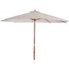 Mendler Ombrellone giardino spiaggia N82 Florida ø 350cm poliestere - avorio