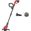 Skil Tagliaerba a batteria 0230CA 25 cm 20 V Max (18 V) - Decespugliatore - Avanzamento automatico filo manico telescopico - Staffa di protezione per piante - Ideale per bordi prato GT1E0230CA