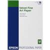 Epson S041637 Velvet FINE ART Paper 20 A3+ 43 x 48,3 cm (A3 Plus) Carta fotografica