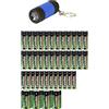 Camelion Super Heavy Duty verde - Confezione da 40 batterie Mignon AA, AAA e Baby C Micro