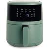 CREATE/AIR FRYER STUDIO EASY/Friggitrice ad aria 4.5 L verde salvia/Capacità 5-6 porzioni, 10 programmi, pannello di controllo touch, controllo del tempo e della temperatura, 1400W
