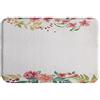 A.Monamour Tappetino per Il Bagno Antiscivolo Assorbente Morbido Acquerello Foglie Tropicali Sfondo Floreale Lavabile Tappeto Tappetini Doccia Passatoia da Cucina Zerbino Tappeti Cameretta 40x60cm