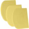 SURDOCA Tarocco Per Impasti Pasta Pizza - 3P 4.7x3.7 Anti Scivolo Spigolo Vivo & Angoli Flessibile in Plastica Tagliapasta, Raschietto Taglia Torte Pane Verdure - Set di Utensili per Modellare