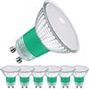 EACLL Lampadine LED GU10 bianco neutro, 6 W equivalenti alogene 75 W, confezione da 6, 4000 K, 585 lumen, illuminazione senza sfarfallio, fascio ampio 120 gradi, non dimmerabile AC 230 V, lampada a