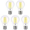 XSFGXS Lampadina LED A60 E27 10W 6500K 1100LM, 5 Pezzi