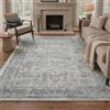 BEIMO Tappeto Salotto Pelo Corto Vintage, Tappeto Camera Da Letto, Tappeti Antiscivolo Lavabile, Grande Tappeti Persiano per Cameretta, Soggiorno, Sala, Scendiletto, Grigio Chiaro, 160x230cm