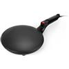 GOURMETmaxx Crepes Maker con piatto per pasta, padella elettrica crepe da 750 W, padella per pancake dolci e salati, piastra per crepe di diametro 20 cm, con rivestimento antiaderente e manico fresco