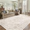 PureCozy Vintage Tappeto Salotto 160x230cm Beige Antiscivolo