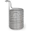 KLARSTEIN Chiller Raffreddatore ad Immersione - Spirale per Raffreddamento ad Acqua, Chiller, Raffreddamento Mosto, Acciaio Inox 304, Argento, Ø 21,5 cm, 18 Circuiti