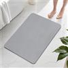 xiaozhifu Tappeto Bagno Diatomite 40x60, Tappeto Doccia Antiscivolo