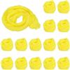 PATIKIL Tessuto per Fiori Calza, 15pz Nylon Calze Rete per Fiori Materiale Calze Seta Trazione per Fiori Fai-Da-Te Artigianato per Matrimoni Decorazione Domestica, Giallo