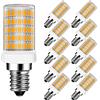 MAYCOLOR Lampadina LED E14 10W Equivalenti 80W, 800 Lumen, Bianca Calda 3000K, Lampada E14 10W per Lampadari di Cristallo e Illuminazione Decorativa, Non dimmerabile, 10 Pezzi
