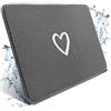 Bodenständig® Zerbino ingresso interno cuore - zerbino assorbente - grigio