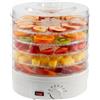 Baroni Home Essiccatore Alimentare 5 Livelli, Temperatura Regolabile 35-70°C, Circolazione dell'Aria a 360°, Essiccatore per Frutta, Verdura, Spezie, Carne e Pesce, 28x28x32 cm