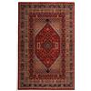 Theko | Tappeto Saharna in 100% lana di pecora, tessuto a macchina, certificato Oeko-Tex, proveniente dalla Nuova Zelanda | Rosso | 80x150cm