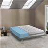Talamo Italia - Materasso matrimoniale Sveva, Materasso sfoderabile in Memory Foam e Waterfoam, 100% Made in Italy, Anti acaro e Anallergico, Cm 140x200h21