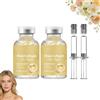 NicVey Fiala di lifting intensivo peptide di seta, siero di collagene peptide per il viso, anti-invecchiamento per le donne per levigare le linee sottili (2 pezzi)