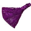 Anawakia Fascia per capelli da donna in pizzo, stile retrò, turbante, colore viola