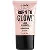 NYX Professional Makeup Illuminante Liquido Born to Glow, Formula liquida Shimmer, Base per Fondotinta, Tonalità: Sun Beam