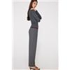 Tezenis Pantaloni Lunghi Sigaretta Microfibra Easy Fit Donna Grigio
