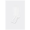 Tezenis Calzini A 3/4 Cotone A Costine Donna Donna Bianco