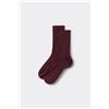 Tezenis Calzini A 3/4 Cotone A Costine Donna Donna Rosso