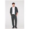 Tezenis Pantaloni Lunghi Felpa Con Tasche Uomo Grigio
