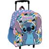 Coriex Zaino Asilo Trolley Stitch Disney, Zainetto con Ruote Scuola Materna, Bambina Prima Infanzia