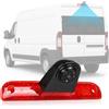 Hodozzy Telecamera Posteriore per Fiat Ducato 2006-2018/Peugeot Boxer 2006-2018, Telecamera per Terza Luce di Stop, Visione Notturna a IR, Impermeabile IP67, con Linea di Retromarcia
