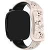 PKQTOP Flower Cinturino per Xplora X5 Play/Kidzi/XGO 2 / XGO 3, Sport Bracciali Silicone Cinturini di Ricambio per Huawei Watch Fit Mini