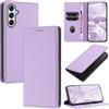 DENDICO Cover per Samsung Galaxy A35 5G, Custodia in PU Pelle Portafoglio con Blocco RFID, Chiusura Magnetica Cover per Samsung Galaxy A35 5G, Viola