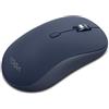 Lenovo Yoga Bluetooth Silent Mouse, Mouse Wireless con connessione fino a 3 dispositivi (Bluetooth 5.3), sensore ad alta precisione 4000 DPI, tasti programmabili e silenziosi - Blu cosmico