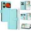 linsuyu Cover Compatible con ZTE Nubia Music 2 【Design a portafoglio due scomparti per carte】 Custodia per cellulare Mint