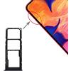 generale Carrello Vassoio alloggio tray porta scheda nano Sim1+ SIM 2 + SLOT SLITTA Alloggio Memoria Micro Sd CARD compatibile per SAMSUNG GALAXY A10 / A105 A105F SM-A105F/DS (Nero)