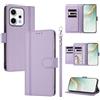 linsuyu Cover Compatible con Oppo Reno14 Pro 5G 【Design a portafoglio due scomparti per carte】 Custodia per cellulare Purple