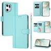 linsuyu Cover Compatible con Oppo Find X5 Pro 【Design a portafoglio due scomparti per carte】 Custodia per cellulare Mint