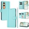 linsuyu Cover Compatible con OnePlus Nord CE4 Lite 5G,Compatible con Oppo K12X (China) 【Design a portafoglio due scomparti per carte】 Custodia per cellulare Mint