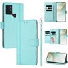 linsuyu Cover Compatible con Motorola Moto G30 / G10 / G20 / G10 Power 【Design a portafoglio due scomparti per carte】 Custodia per cellulare Mint
