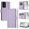 linsuyu Cover Compatible con TCL 50 SE 4G,Compatible con TCL 40 NxtPaper 4G 【Design a portafoglio due scomparti per carte】 Custodia per cellulare Purple