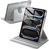JETech Custodia Girevole per iPad Pro 13 M5/M4 (2025/2024), Argento