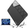 Smatree Custodia per Laptop da 15.4 pollici compatibile con Apple MacBook Pro 2019/2018/2017/2016 A1707 A1990, Custodia 15 Laptop, YKK, tasca, design brevettato Super-Corner (E626)