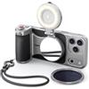 TELESIN 【Solo per iPhone 17 Pro Max】TELESIN Master Grip Kit, Magnetica Impugnatura per iPhone 17 Pro Max con C03 luce Selfie+UV Filtri+VND Filtri, Creator kit Integrata 3200mAh Batteria, Ricarica Wireless