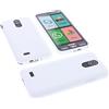 foto-kontor Custodia compatibile con cellulari Brondi Amico Smartphone S+B Nero cover in gomma TPU di colore bianco
