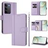 linsuyu Cover Compatible con Realme 14x 5G / C75 4G / V60 Pro / P3x,Compatible con Realme Narzo 80X 【Design a portafoglio due scomparti per carte】 Custodia per cellulare Purple