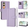 linsuyu Cover Compatible con OnePlus Nord CE4 Lite 5G,Compatible con Oppo K12X (China) 【Design a portafoglio due scomparti per carte】 Custodia per cellulare Purple