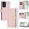 linsuyu Cover Compatible con TCL 50 SE 4G,Compatible con TCL 40 NxtPaper 4G 【Design a portafoglio due scomparti per carte】 Custodia per cellulare Pink