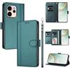 linsuyu Cover Compatible con Oppo Reno15 Pro / Reno15 Pro mini 【Design a portafoglio due scomparti per carte】 Custodia per cellulare Green