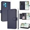 linsuyu Cover Compatible con Realme Narzo 50 Pro,Compatible con Realme 9 4G / 9 Pro Plus 5G 【Design a portafoglio due scomparti per carte】 Custodia per cellulare Blue