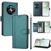 linsuyu Cover Compatible con Realme 12 5G / 12x / 13 5G / C65 (Not 4G),Compatible con Realme Narzo 70x / Narzo N65 【Design a portafoglio due scomparti per carte】 Custodia per cellulare Green